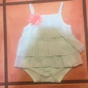 Newborn girls romper